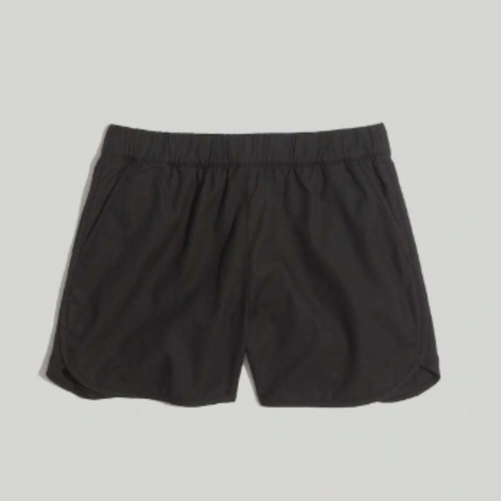 Madewell Pull‑On Shorts Almost Black Size XL – Lightweight Easy Fit